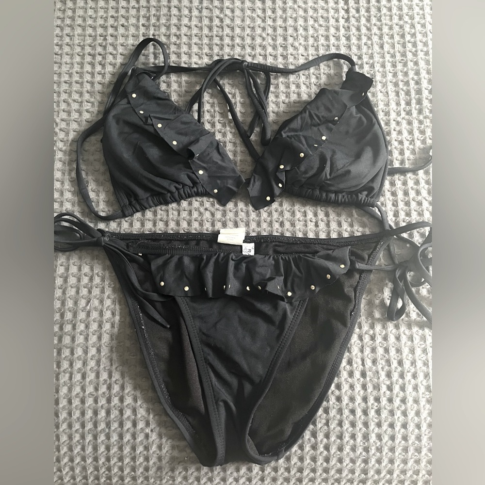 Bikini with silver studs